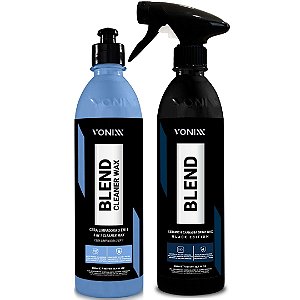 Cera automotiva blend cleaner wax e blend black spray 500ml - vonixx