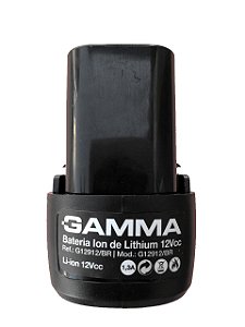 Bateria 12V Para Furadeira Parafusadeira G12101/BR - G12106/BR - HG102BR Gamma