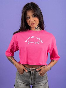 Cropped Max Be The Best Rosa Pink