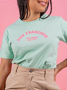 Tshirt San Francisco Verde Bebe