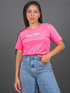 Tshirt New York Rosa Pink