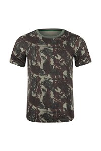 Camiseta Malha PV Camuflada Militar