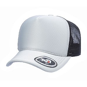 Boné TKM Trucker sublimação cinza e preto