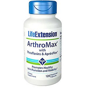 Arthromax® Advanced com W/THEAFLAVINS AND APRESFLEX - Life Extension - 120 Cápsulas