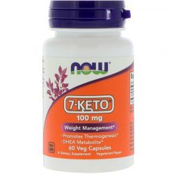 7-Keto DHEA 100 mg - Now Foods - 60 cápsulas - Frete Grátis