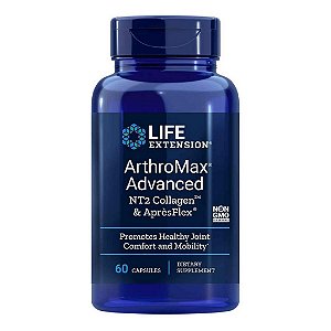 ArthroMax Advanced com colágeno NT2 e AprèsFlex - 60 cápsulas -Life Extension