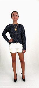SHORT COM DETALHE EM PEDRAS SHORT COM DETALHE EM PEDRAS