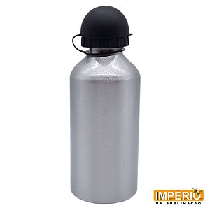 Squeeze Tampa Bolinha 500ml Prata