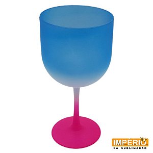 Taça Gin Summer Tricolor (Rosa / Branco / Azul)