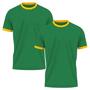 Camiseta copa verde - do  P ao GG (100% poliéster)