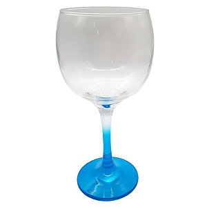 Taça gin azul cristal de vidro 600ml (p/ sublimação)