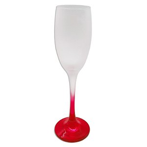 Taça barone vermelho jateado de vidro 190ml (p/ sublimação)