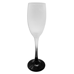 Taça barone preto jateado de vidro 190ml (p/ sublimação)