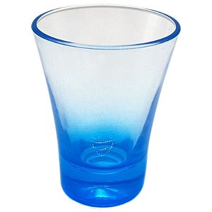 Copo shot azul cristal 60ml (P/ Sublimação)