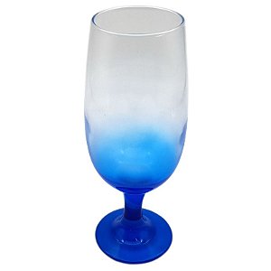 Taça tulipa azul cristal de vidro 325ml (p/ sublimação)