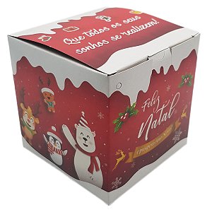 Caixinha natalina para caneca "Prospero Natal" (11oz) - 12 unidades