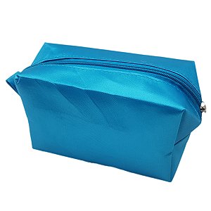 Nécessaire Cetim Azul Tifany C/ Zíper (P/Sublimação)