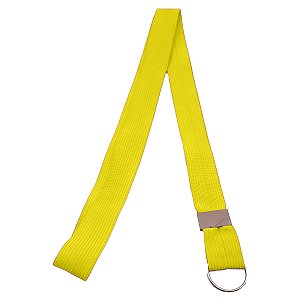 Cordão amarelo com argola para caneca -54cm