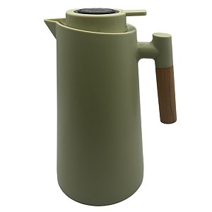 Garrafa térmica de café com sensor - verde claro