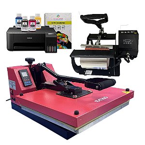 Kit Deko Plana 38x38 Caneca e Impressora L1250 110v