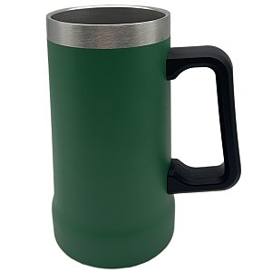 Caneca térmica verde bandeira - com alça