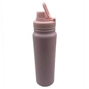 Garrafa academia 800ml - Rosa bebê