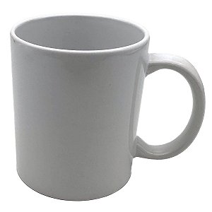 Caneca para Sublimação zibo de Porcelana Branca 325ml (11oz)