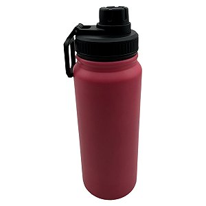 Garrafa academia 600ml - Rosa Chiclete