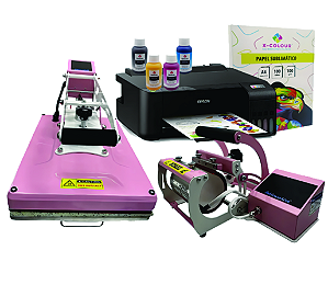 Kit Sublimachine 33x45 Rosa