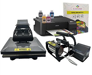 Kit Sublimachine 25x30 Cinza