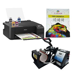 Impressora Epson L1250 + Prensa de Caneca Sublimachine  - Bivolt