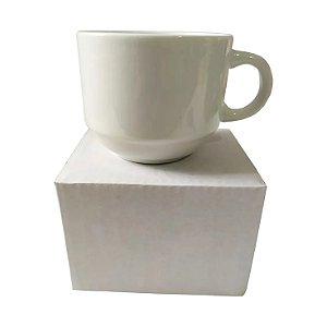 Xícara para Sublimação Deko Branca c/ Caixinha 180ml