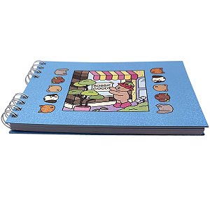 Livro para colorir Bobbie Goods Azul com Gliter