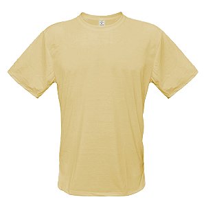 Camiseta Bege - P ao GG (100% Algodão)