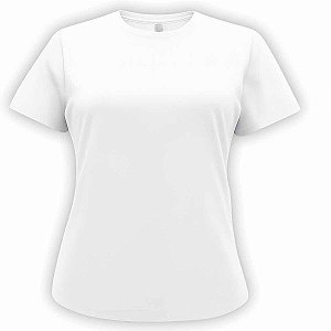 Baby Look Branca – P ao GG 100% Algodão