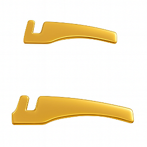 Suporte de Plástico Dourado