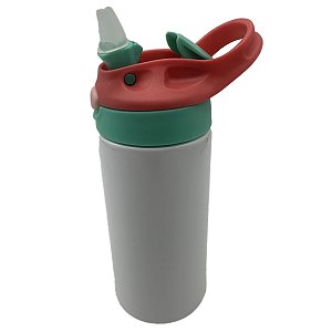 Squeeze pop térmico com tampa vermelho / verde 500ml