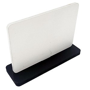 Placa Acrílica 10x7 Retroverso Horizontal Com Base