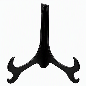 Suporte plástico preto para azulejo grande