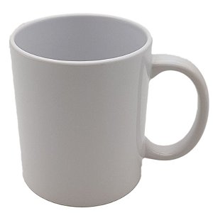 Caneca de Cerâmica Branca Mecolour 3A 325ml