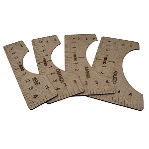 Kit Gabarito Centralizador de Estampa para Camisetas em MDF