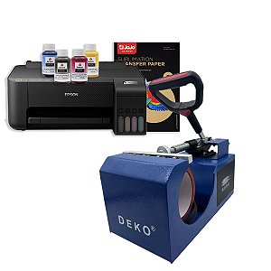Kit Prensa de Caneca Deko + Impressora Epson L1250 - 220v