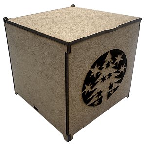 Caixa de MDF de Árvore de Natal Articulada