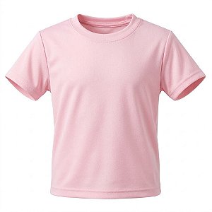 Camiseta Rosa Bebê Infantil (02 ao 14)