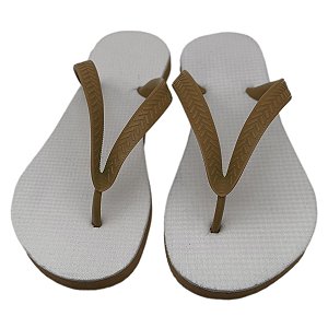 Chinelo para Sublimação – Sola e Tira Marrom