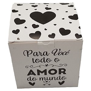 Caixinha Personalizada para Caneca "Todo Amor" (11oz) - 12 unidades