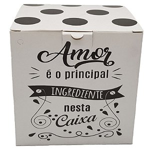 Caixinha Personalizada para Caneca "Amor é o Principal" (11oz) - 12 unidades