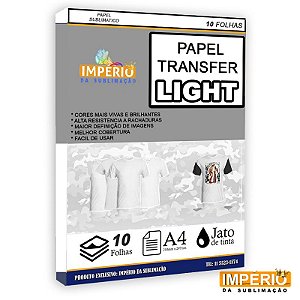 Papel transfer light vision A4 10 folhas