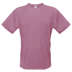 Camiseta rosa chiclete 100% poliéster do p ao gg