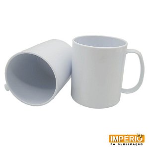 Caneca polímero de segunda linha branca